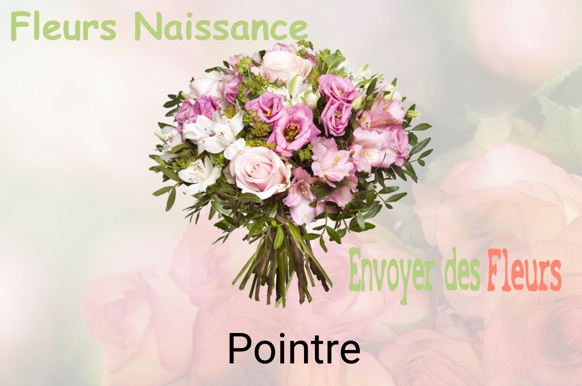 Bouquet de fleurs de naissance livré à Pointre